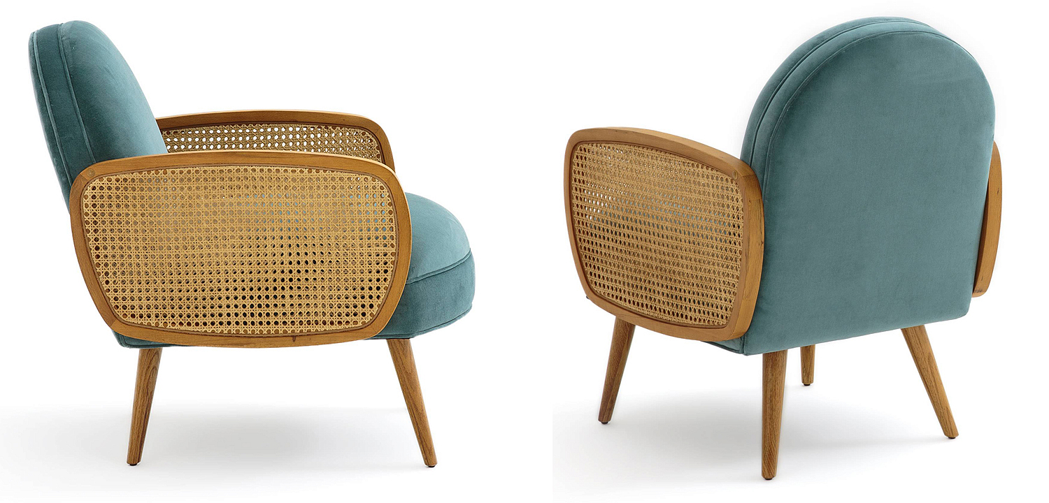 Кресло Morten Wicker Turquoise Armchair Кресло Morten Wicker Turquoise Armchair - Loft-Concept в Кирове