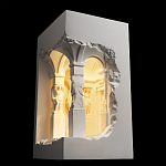 Встраиваемый в стену гипсовый светильник под покраску с колоннами и арками в античном стиле Antiquity Athena варинант исполнения - 7 | Loft Concept в Кирове