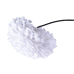 Изогнутый торшер с декором в виде перьев Plumage White Floor Lamp варинант исполнения - 2 | Loft Concept в Кирове