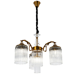 Подвесная люстра с плафонами с виде трубчатых хрустальных подвесок Cadice Chandelier варинант исполнения - 2 | Loft Concept в Кирове