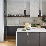  Подвесной светильник черного матового цвета с конусным плафоном 65 см Elstead Lighting варинант исполнения - 9 | Loft Concept в Кирове