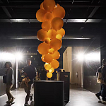 Люстра виноградная гроздь Grape Balls Янтарный цвет варинант исполнения - 3 | Loft Concept в Кирове