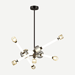 Светодиодная люстра Rovelly Black варинант исполнения - 2 | Loft Concept в Кирове