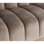 Диван трехместный велюровый серый Island of Comfort варинант исполнения - 4 | Loft Concept в Кирове