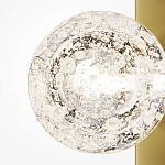 Бра с плафоном из прозрачного стекла с пузырьками воздуха Effervia варинант исполнения - 3 | Loft Concept в Кирове