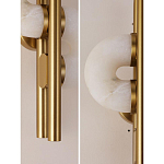 Бра  с фигурным мраморным рассеивателем Spiral of Warm Light варинант исполнения - 8 | Loft Concept в Кирове