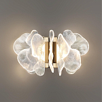 Бра с крупными прозрачными лепестками с рельефной поверхностью Ethereal Bloom варинант исполнения - 4 | Loft Concept в Кирове