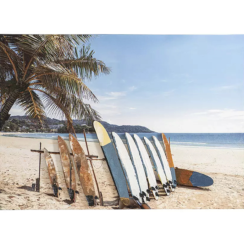 Панно декоративное в морском стиле Seascape and Surfing Мульти Панно декоративное в морском стиле Seascape and Surfing Мульти в Кирове | Loft Concept