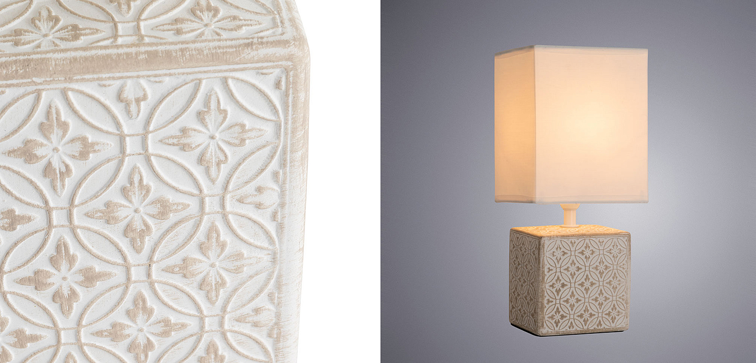 Настольная лампа Дизайнерская Lazio Ivory Table Lamp Настольная лампа Дизайнерская Lazio Ivory Table Lamp - Loft-Concept в Кирове
