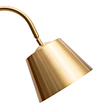 Торшер с мраморным столиком и золотым плафоном Ezio Floor Lamp варинант исполнения - 1 | Loft Concept в Кирове