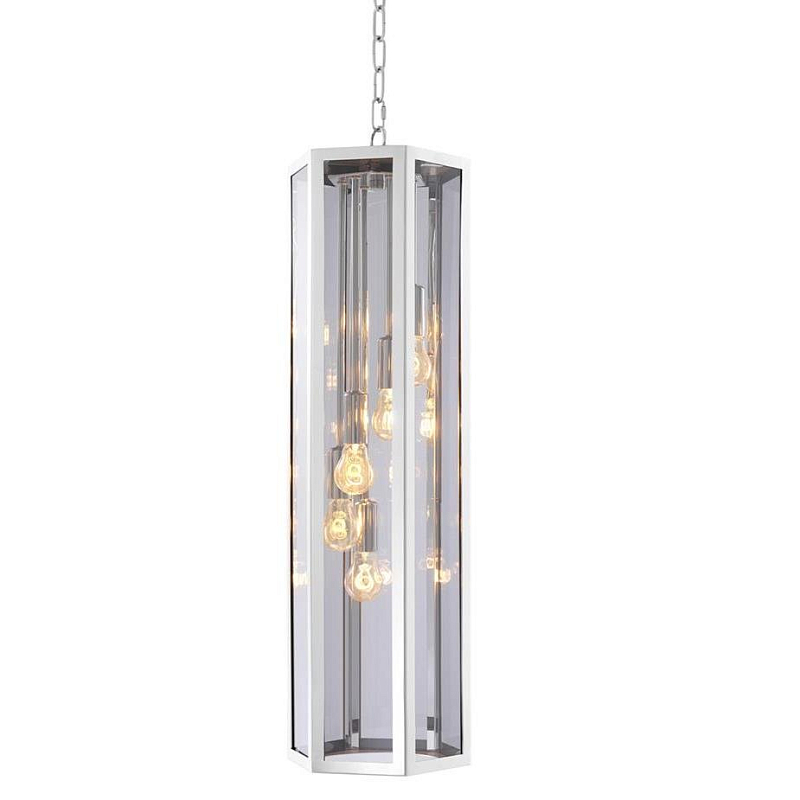 Люстра Chandelier Rondoni Nickel Никель Дымчатый (Smoke) Люстра Chandelier Rondoni Nickel Никель Дымчатый (Smoke) в Кирове | Loft Concept