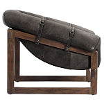 Кресло Duncan винтажная черная кожа варинант исполнения - 3 | Loft Concept в Кирове