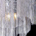 Люстра потолочная с металлическими цепочками Диаметр 99 см Atlantis Chain варинант исполнения - 5 | Loft Concept в Кирове