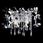 Бра с металлическими лепестками и хрустальными подвесками Leaf Cascade варинант исполнения - 2 | Loft Concept в Кирове