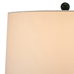 Настольная лампа зеленая с тканевым абажуром Splashes of Green Moss варинант исполнения - 3 | Loft Concept в Кирове