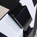 Дизайнерский комод в чёрно-белую полоску Ziqqurat варинант исполнения - 1 | Loft Concept в Кирове