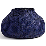 Корзина синяя Elewisa Wicker Basket варинант исполнения - 2 | Loft Concept в Кирове