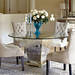 Стол обеденный круглый на зеркальном основании Spectacular Table варинант исполнения - 2 | Loft Concept в Кирове