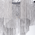 Люстра потолочная с металлическими цепочками Диаметр 99 см Atlantis Chain варинант исполнения - 4 | Loft Concept в Кирове