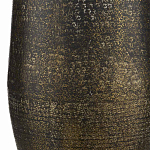 Торшер с фактурным массивным корпусом и тканевым цилиндрическим абажуром Textured Monolith варинант исполнения - 4 | Loft Concept в Кирове