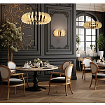 Люстра круглая с фактурными элементами в виде ракушек Inspired Sea варинант исполнения - 6 | Loft Concept в Кирове