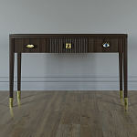 Дизайнерский Письменный стол Elsa Dreams Walnut с тремя ящиками варинант исполнения - 1 | Loft Concept в Кирове