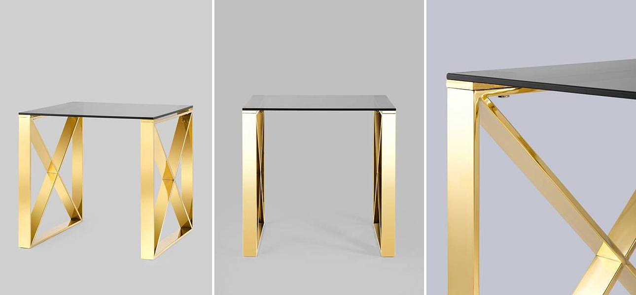 Стол приставной Lannes Collection Gold Стол приставной Lannes Collection Gold - Loft-Concept в Кирове