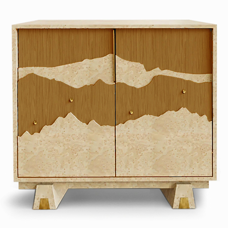 Буфет Okinawa Ginger Бежевый Горчичный Золотой в Кирове | Loft Concept 