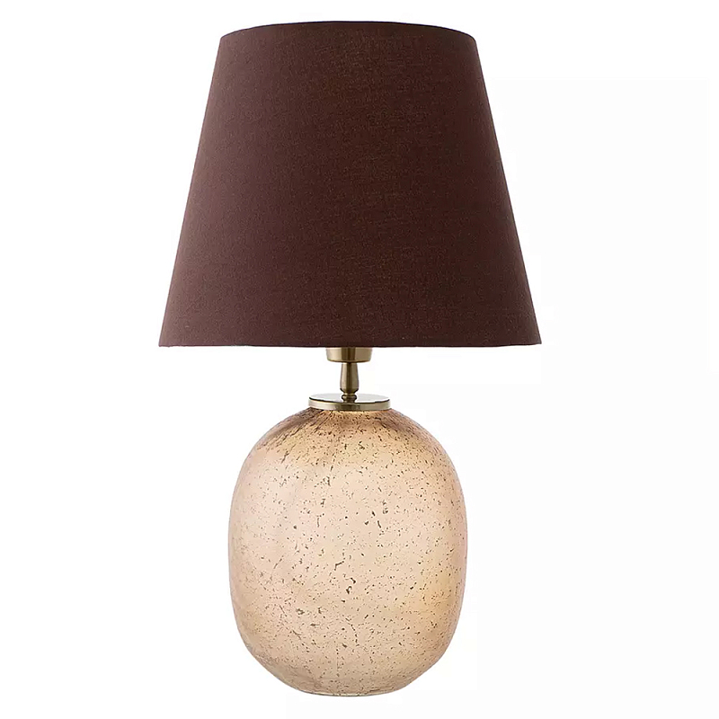 Настольная лампа с тканевым абажуром на овальном основании Lampshade on Oval Base Терракотовый Настольная лампа с тканевым абажуром на овальном основании Lampshade on Oval Base Терракотовый в Кирове | Loft Concept