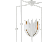 Подвесной светильник белый c абажуром в виде цветка тюльпана White Tulips варинант исполнения - 1 | Loft Concept в Кирове