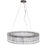Подвесная люстра в форме круга Light Source Antique Nickel варинант исполнения - 1 | Loft Concept в Кирове