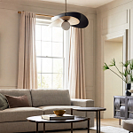 Люстра круглая с 2-мя металлическими абажурами Andromeda варинант исполнения - 6 | Loft Concept в Кирове