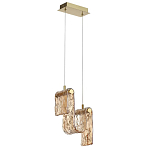 Подвесной светильник волнистой формы из фактурного стекла Wave варинант исполнения - 1 | Loft Concept в Кирове