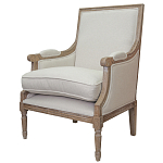 Кресло William Classical Armchair beige flax варинант исполнения - 3 | Loft Concept в Кирове
