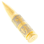 Флешка на 32 гб в виде патрона с гравировкой Герба РФ в подарочной коробке Metal Flash Drive варинант исполнения - 1 | Loft Concept в Кирове