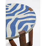 Приставной столик с инкрустацией Azure Reef Side Table - Bone Inlay варинант исполнения - 1 | Loft Concept в Кирове