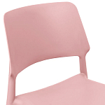 Пластиковый стул на ножках из массива бука Ferret Pink варинант исполнения - 5 | Loft Concept в Кирове