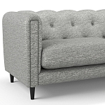 Мебельная ткань Шенилл серый цвет 138 см T4-34 варинант исполнения - 7 | Loft Concept в Кирове