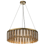 Люстра со стеклянными цилиндрическими плафонами Luminous Cylinders Amber Round варинант исполнения - 4 | Loft Concept в Кирове
