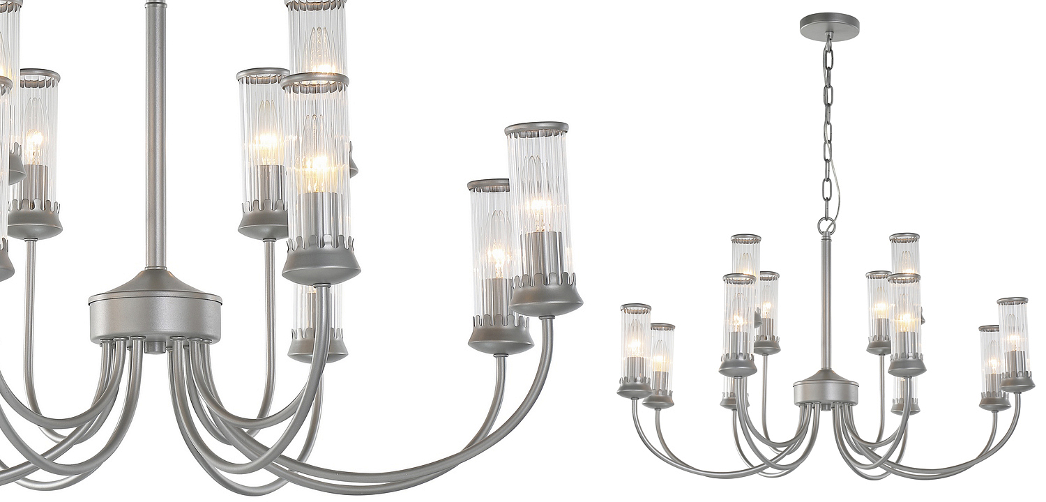 Люстра Morgane Chandelier silver 78 Люстра Morgane Chandelier silver 78 - Loft-Concept в Кирове