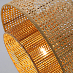 Подвесной светильник с абажуром из плтеного бамбука Light Inside the Cell варинант исполнения - 5 | Loft Concept в Кирове