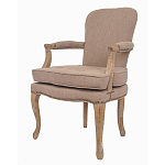 Кресло Aubrey Classical Armchair brown flax варинант исполнения - 3 | Loft Concept в Кирове