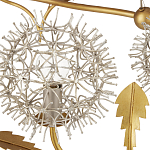 Люстра круглая с декором в виде цветков одуванчика Hanging Dandelion варинант исполнения - 1 | Loft Concept в Кирове