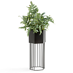 Кашпо Elevated Planters Сlive 59 черное  варинант исполнения - 2 | Loft Concept в Кирове