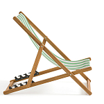 Шезлонг из акации и ткани Argentina варинант исполнения - 6 | Loft Concept в Кирове