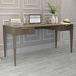 Рабочий стол коричневый с 2-мя ящиками Harper Line варинант исполнения - 2 | Loft Concept в Кирове