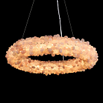 Люстра кольцевая с частичками натурального горного хрусталя Crystal Shimmer варинант исполнения - 2 | Loft Concept в Кирове