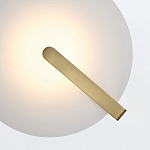 Потолочный светильник в форме плоского диска из белого матового стекла Eurofase варинант исполнения - 4 | Loft Concept в Кирове