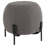 Пуф в ткани букле темно-серого цвета Pikelet варинант исполнения - 1 | Loft Concept в Кирове