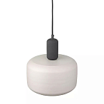 Подвесной светильник с круглым бежевым плафоном Quentin варинант исполнения - 3 | Loft Concept в Кирове